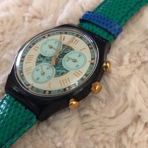 Swatch Retro Chronograph Watch Unisex
